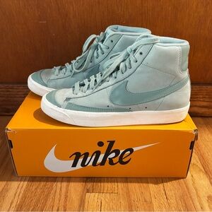 Nike High-Top Sneakers in Aqua